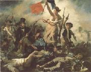 Eugene Delacroix Liberty Leading the People (mk05) Germany oil painting artist